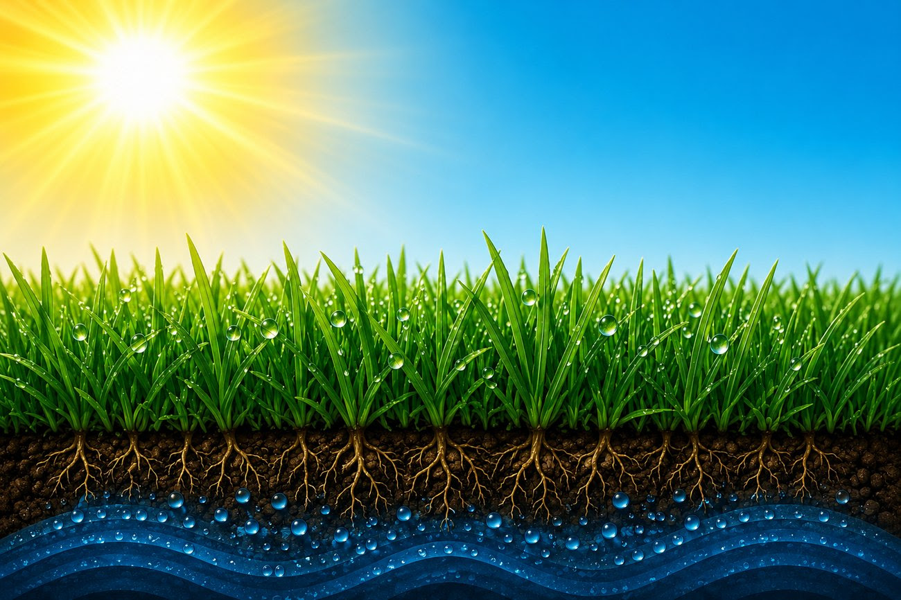 Can Broccolo help manage my lawns moisture?